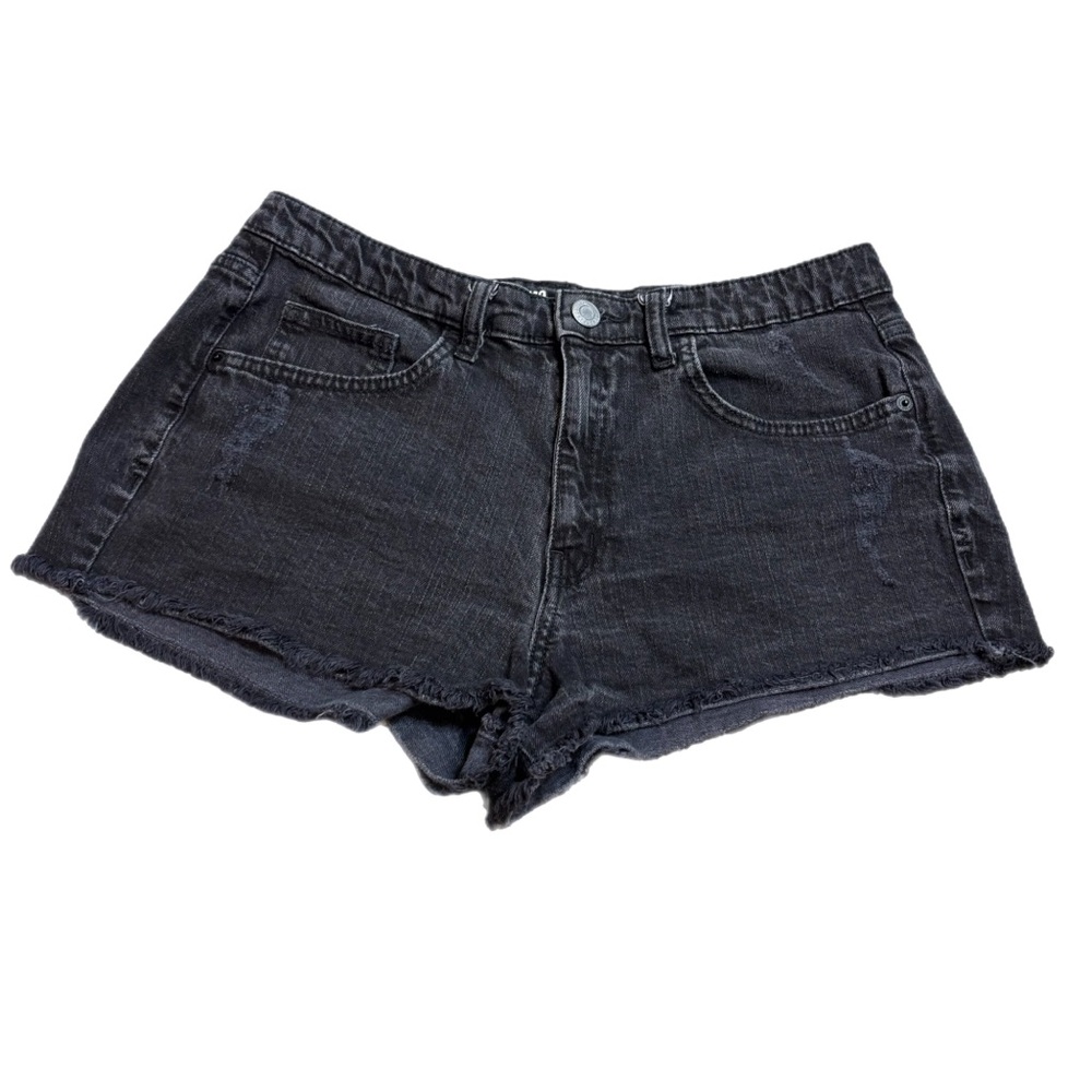 Mossimo Supply Co. High Rise Black Jean Shorts